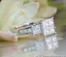 Exquisiter Princess Diamanten Ring #3