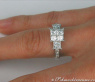 Exquisiter Princess Diamanten Ring #4