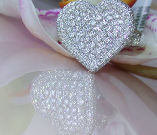Opulenter Brillant Herz Ring (2,36 ct.) Opulenter Brillant Herz Ring (2,36 ct.)