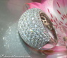 Schwerer Diamant Pavé Ring in Weißgold 750 #2