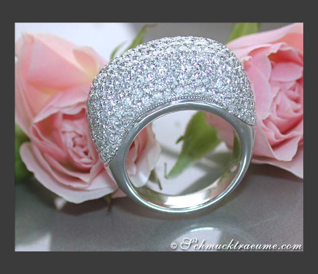 Stattlicher Diamanten Dome Ring #1 Stattlicher Diamanten Dome Ring #1