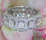 Prächtiger Diamanten Memory Ring (Smaragd & Brillant Schliff) #3