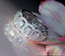 Prächtiger Diamanten Memory Ring (Smaragd & Brillant Schliff) #4