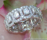 Prächtiger Diamanten Memory Ring (Smaragd & Brillant Schliff) #5