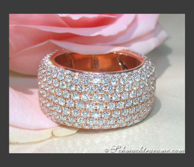 Exquisiter Brillanten Memory Ring in Roségold #1 Exquisiter Brillanten Memory Ring in Roségold #1