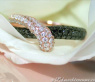 Feiner schwarze Diamanten Ring in Roségold #4
