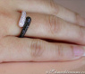 Feiner Roségold Ring mit schwarzen Diamanten #5