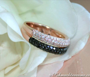 Understated Black & White Diamond Ring Understated Black & White Diamond Ring