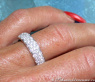 Prächtiger Brillanten Pavé Memory Ring #6