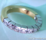 Schwerer Diamanten Memory Ring in Weiß- & Gelbgold 750 #5
