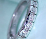 Schwerer Diamanten Memory Ring #6
