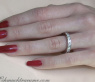 Schwerer Diamanten Memory Ring #5