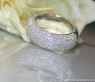 Schwerer Brillanten Halb Memory Ring #3