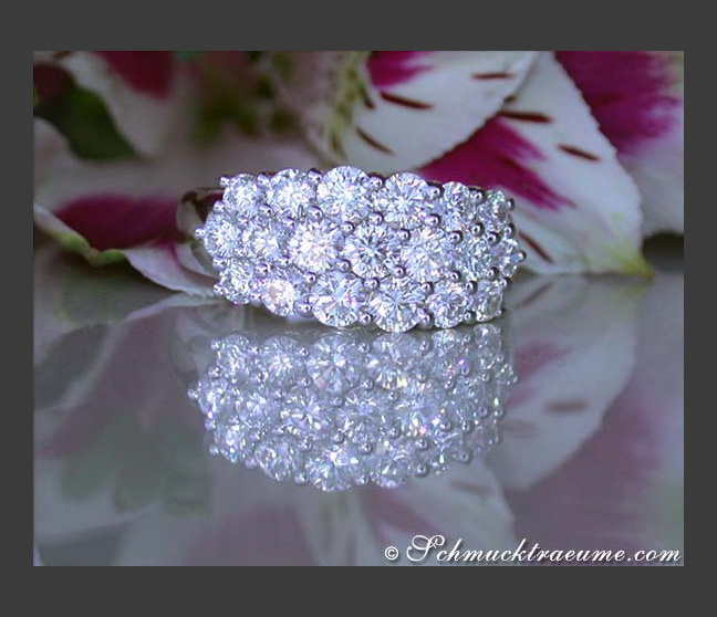 Traumhafter Diamanten Ring in Weißgold 750 #1 Traumhafter Diamanten Ring in Weißgold 750 #1