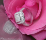 Zeitloser Carré Ring mit Diamanten (Princess & Brillant) #3