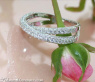Überkreuzter Brillanten Ring in Weißgold 750 #2