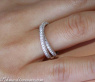 Überkreuzter Brillanten Ring in Weißgold 750 #4