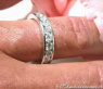Stattlicher Brillanten Memory Ring in Kanalfassung #4