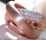 Überkreuzter Brillant Ring in Roségold 750 #2