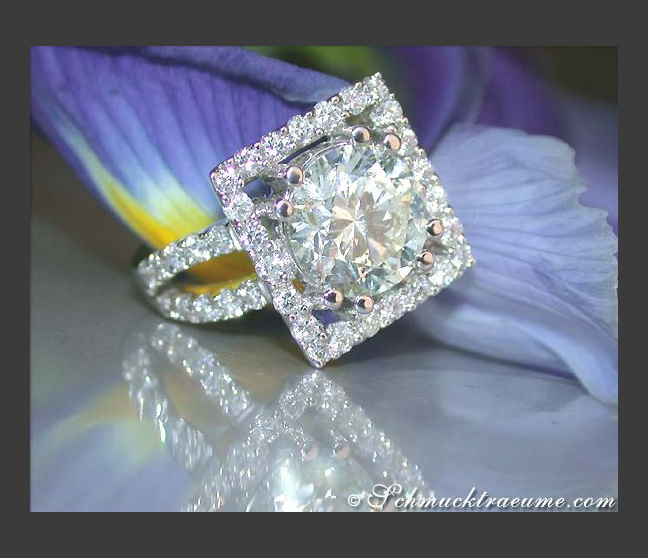 Exquisiter Diamant Solitär Ring (4,56 ct.) #1
