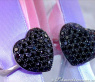 Attraktiver Herz Ring mit schwarzen Diamanten #2