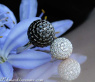 Pavé Kugel Ring mit schwarzen Diamanten & weißen Brillanten #2