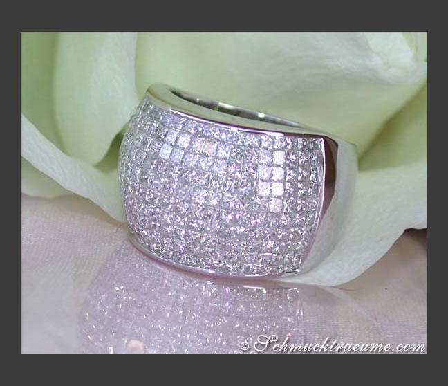 Opulenter Princess Diamanten Ring #1 Opulenter Princess Diamanten Ring #1