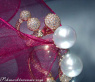 Sensationeller Südseeperle Ring mit Brillanten Pavé Kugeln #3
