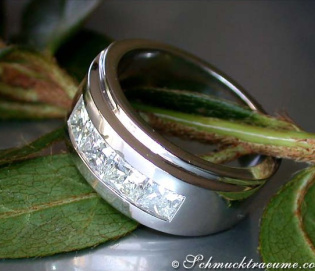 Exklusiver Diamanten Herren Ring