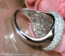 Üppiger Herz Ring mit braunen & weißen Brillanten #7