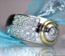 Stattlicher Brillant Solitär Ring in Weißgold und Gelbgold #3