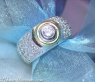 Stattlicher Brillant Solitär Ring in Weißgold und Gelbgold #4