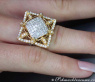 Erstklassiger Brillanten Ring mit Princess Diamanten #6
