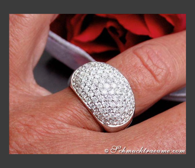 Prachtvoller Diamant Pavé Ring #1 Prachtvoller Diamant Pavé Ring #1
