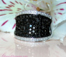 Extra breiter schwarze Diamanten Ring #1