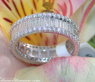Hochkarätiger Diamanten Memory Ring (Brillant & Baguette Schliff) #4