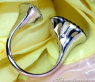 Auffallender Herz Ring mit schwarzen Diamanten #5
