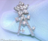Femininer Diamanten Ring im Blüten Design #5