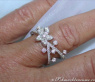 Femininer Diamanten Ring im Blüten Design #4