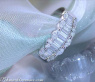 Edler Ring mit Trapez und Marquise Diamanten #6