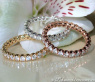 Drei zeitlose Brillanten Memory Ringe #5