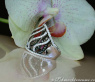 Attraktiver Ring mit schwarzen Diamanten Ring im Wellen Design #3