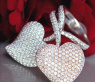 Exquisiter Doppel Herz Ring mit Diamanten #5