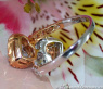 Exquisiter Diamanten Doppel Herz Ring #6