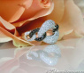 Eleganter Diamantring mit schwarzen Diamanten im Glieder Design #5