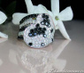 Ausgefallener schwarz weiß Diamanten Ring #1