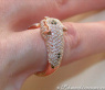 Attraktiver Panther Ring mit Diamanten #7