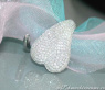 Ungewöhnlicher Brillanten Ring im Herz Design #7