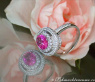 Edler Pink Saphir Ring mit Brillanten #3