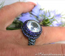 Spektakulärer Blautopas Ring mit Saphiren #5